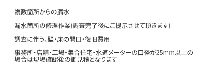 別途料金